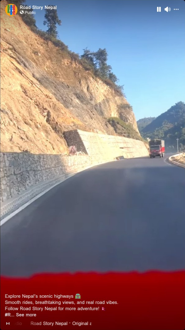 Road Story Nepal reel scene